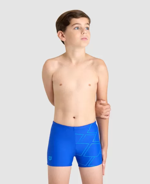 Arena Navy-Soft Green Niños Shorts Short Niño Estampado Marcas